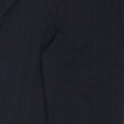 Next Womens Blue Striped  Dress Pants Trousers Size 16 L29 in