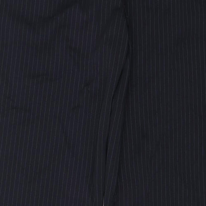Next Womens Blue Striped  Dress Pants Trousers Size 16 L29 in