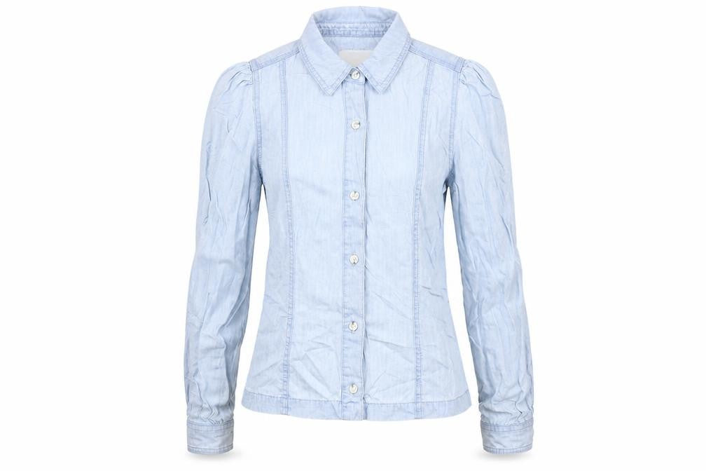 Miss Selfridge Womens Blue   Basic Button-Up Size 8