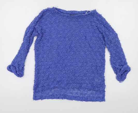 New Look Womens Blue   Pullover Jumper Size 8