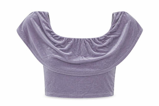 River Island Womens Grey   Cropped Blouse Size 6