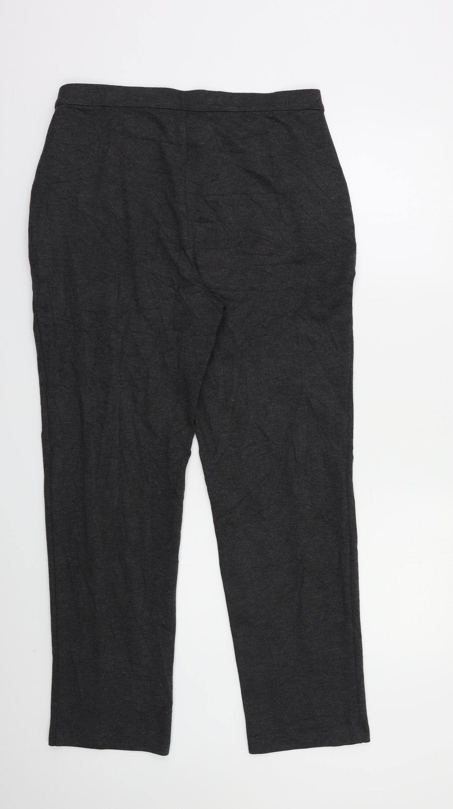 M&S Womens Grey   Jegging Trousers Size 14 L27 in