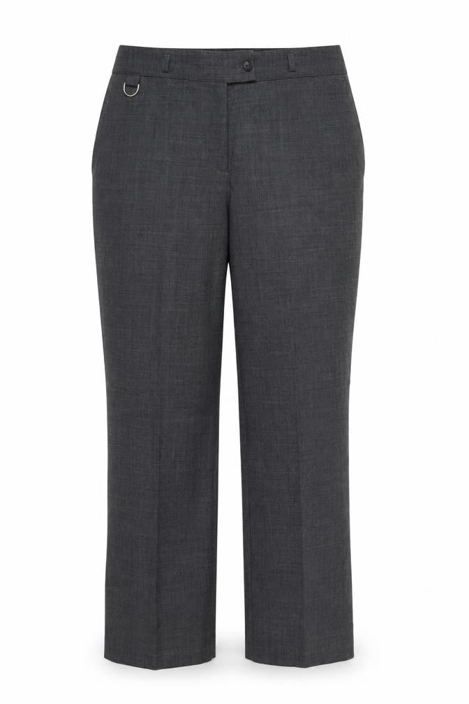 Preworn Womens Grey   Dress Pants Trousers Size 14 L30 in