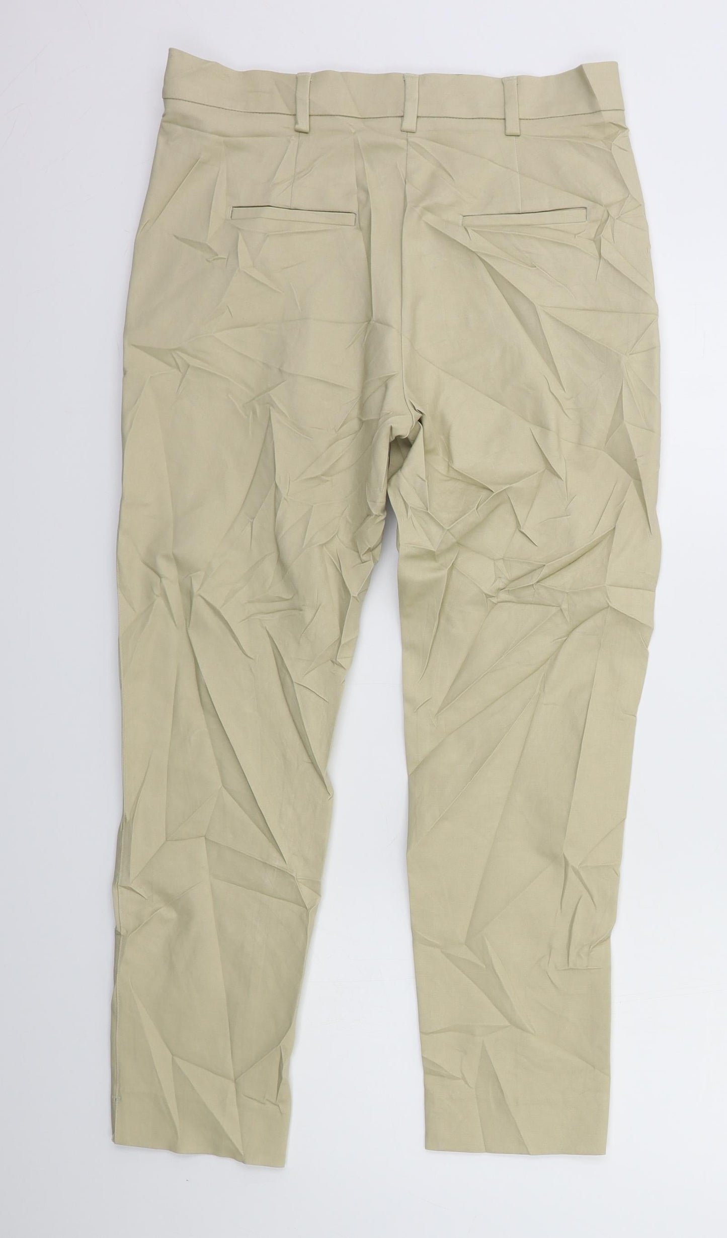 Autograph Womens Beige   Chino Trousers Size 10 L26 in