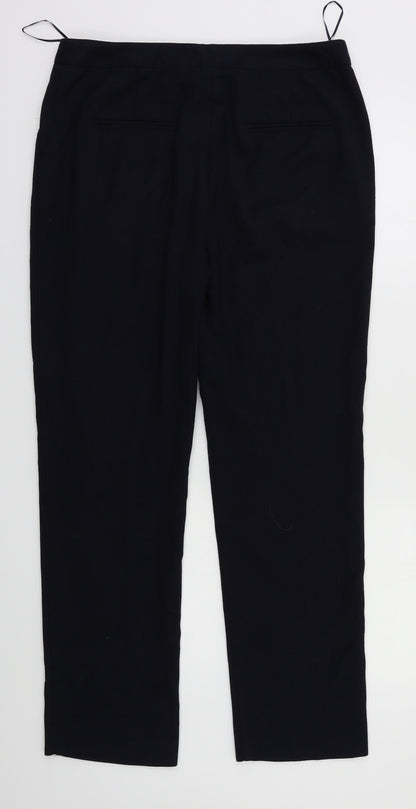 Back view of Papaya women’s blue trousers, size UK 12, 26-inch leg