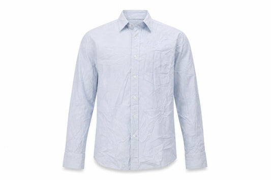 H&M Mens Blue Striped   Dress Shirt Size M