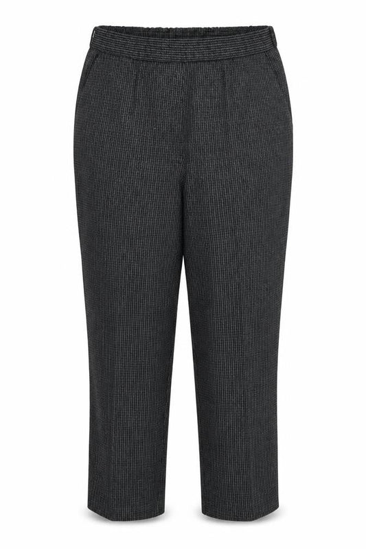 Preworn Womens Grey Check  Trousers  Size 18 L23 in