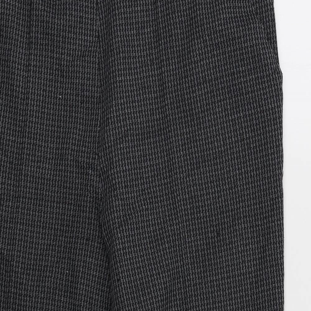 Preworn Womens Grey Check  Trousers  Size 18 L23 in