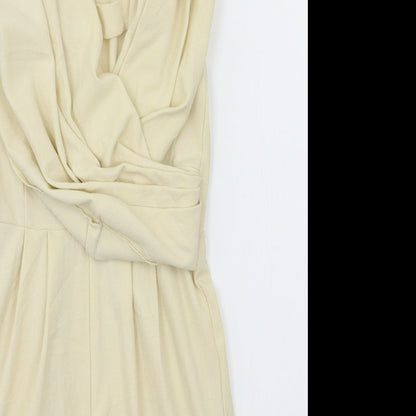 Brand and care label for ASOS women’s ivory mini, size UK 10