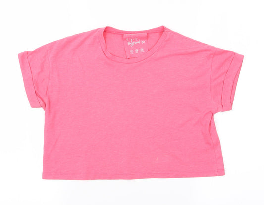 Atmosphere Womens Pink   Cropped T-Shirt Size 6  - Crop Top