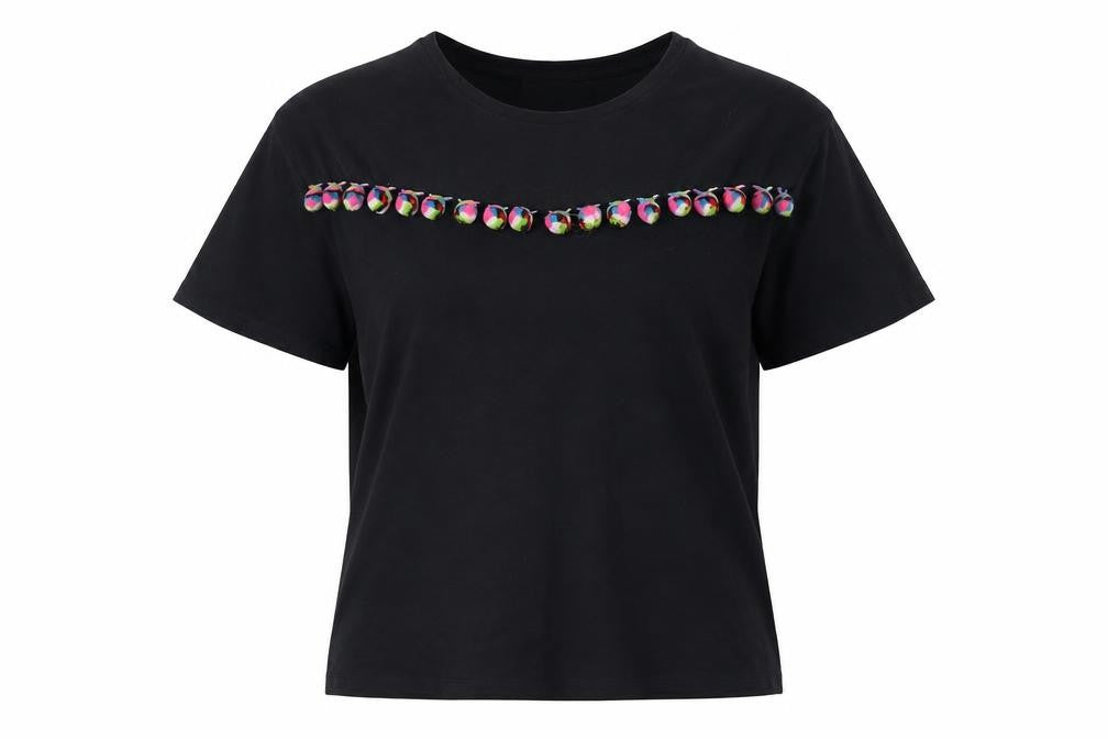 Primark Womens Black   Basic T-Shirt Size 4