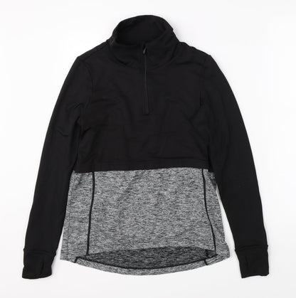 River Island Womens Black   Full Zip Jumper Size 8