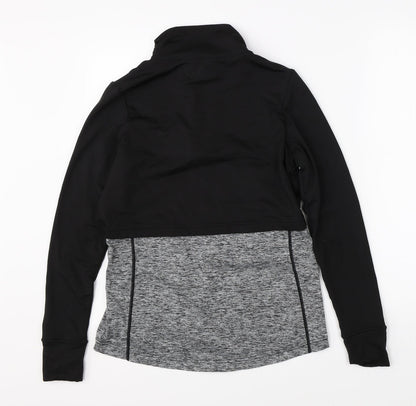 River Island Womens Black   Full Zip Jumper Size 8