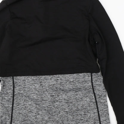 River Island Womens Black   Full Zip Jumper Size 8