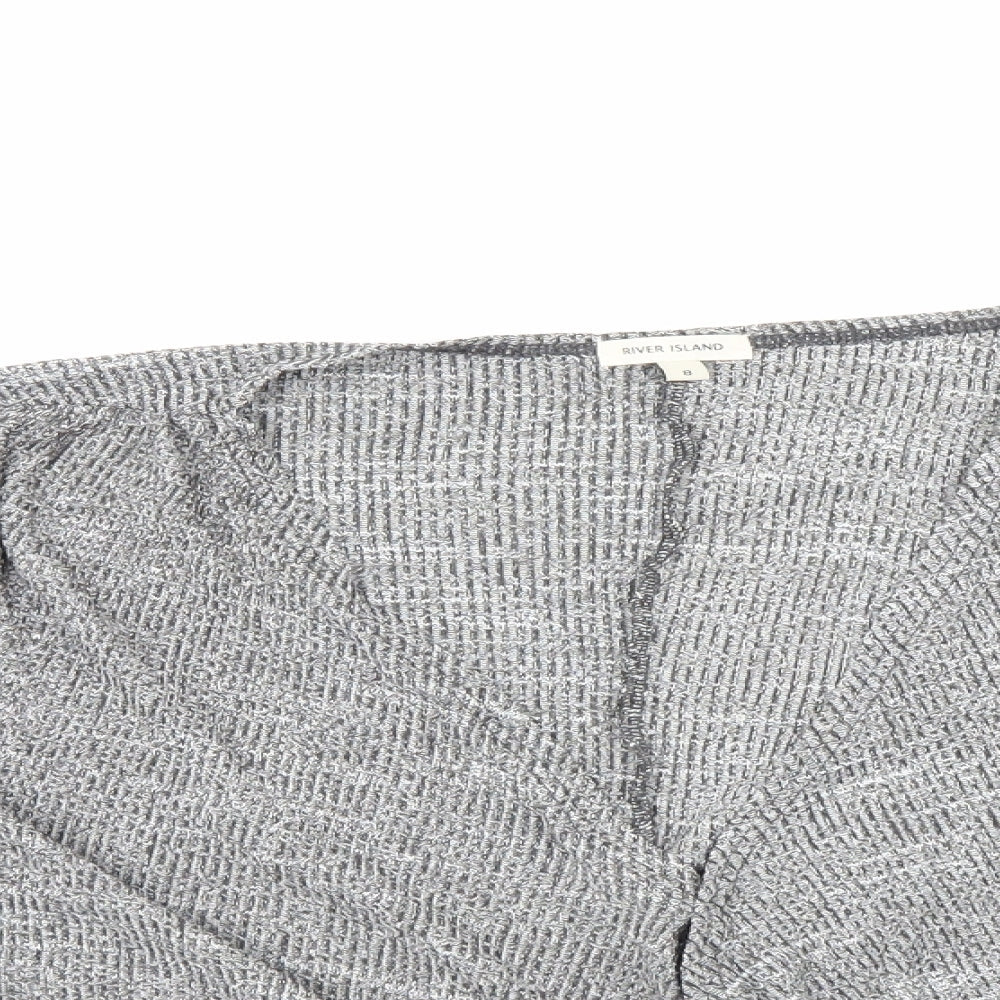 River Island Womens Grey   Pullover Jumper Size 8