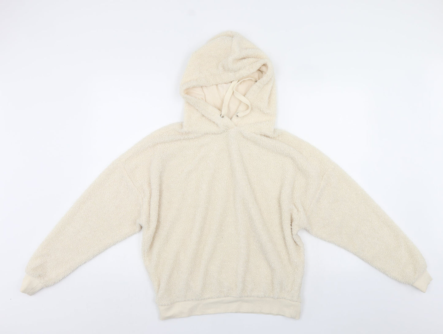 New Look Womens Ivory   Pullover Hoodie Size 8