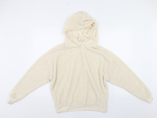 New Look Womens Ivory   Pullover Hoodie Size 8