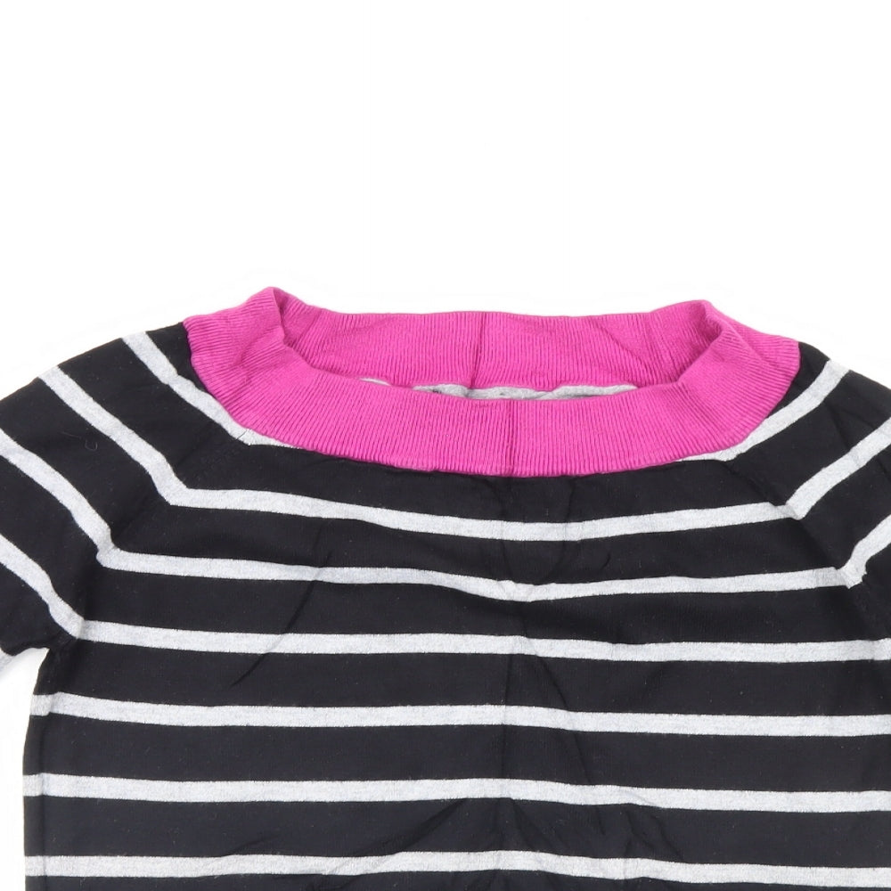 M&Co Womens Multicoloured Striped  Pullover Jumper Size 10