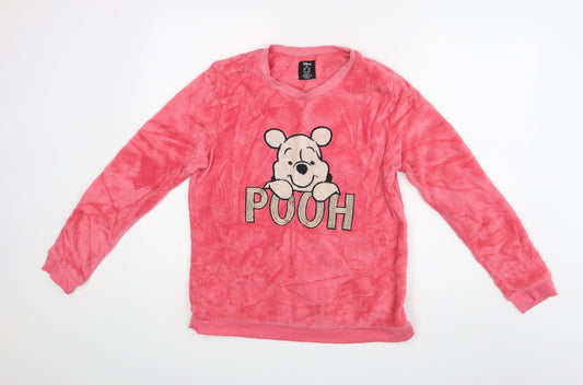 Love To Lounge Womens Pink   Top Pyjama Top Size 12  - Winnie the Pooh