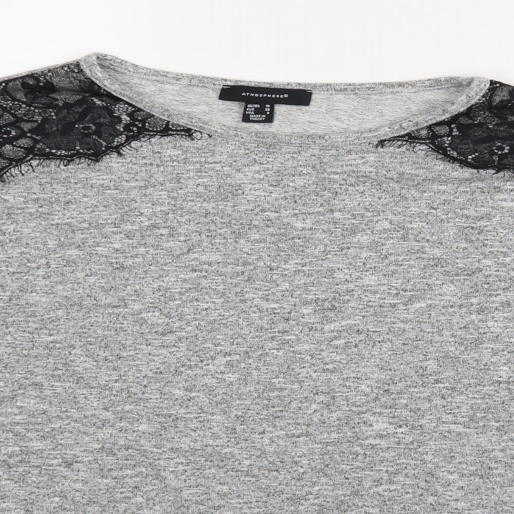 Atmosphere Womens Grey   Basic Blouse Size 10