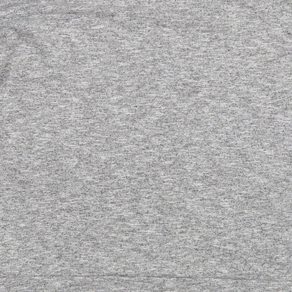 Brand and care label for Atmosphere women’s grey basic blouse, size UK 10