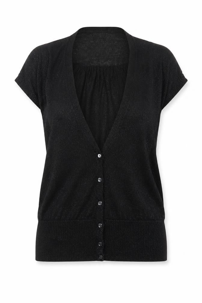 Warehouse Womens Black   Cardigan Jumper Size 6