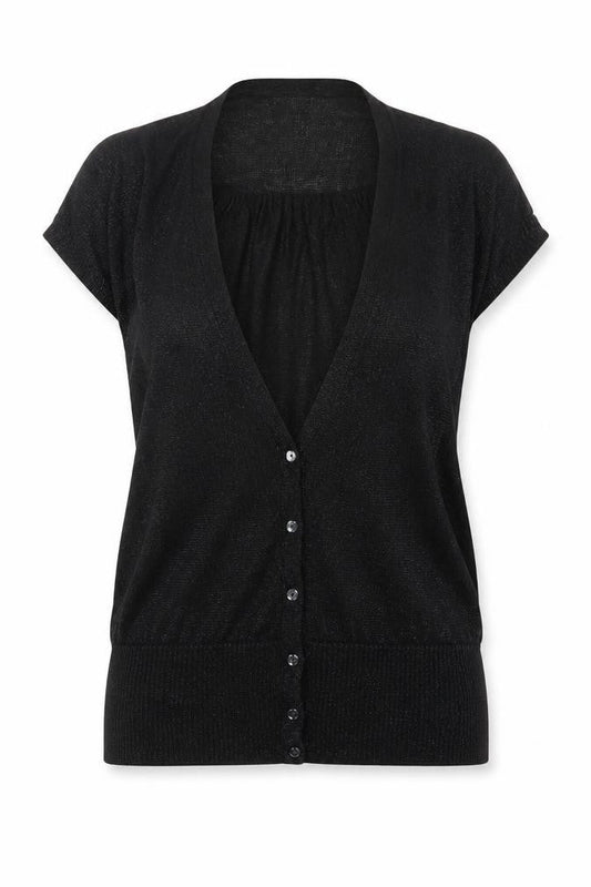 Warehouse Womens Black   Cardigan Jumper Size 6