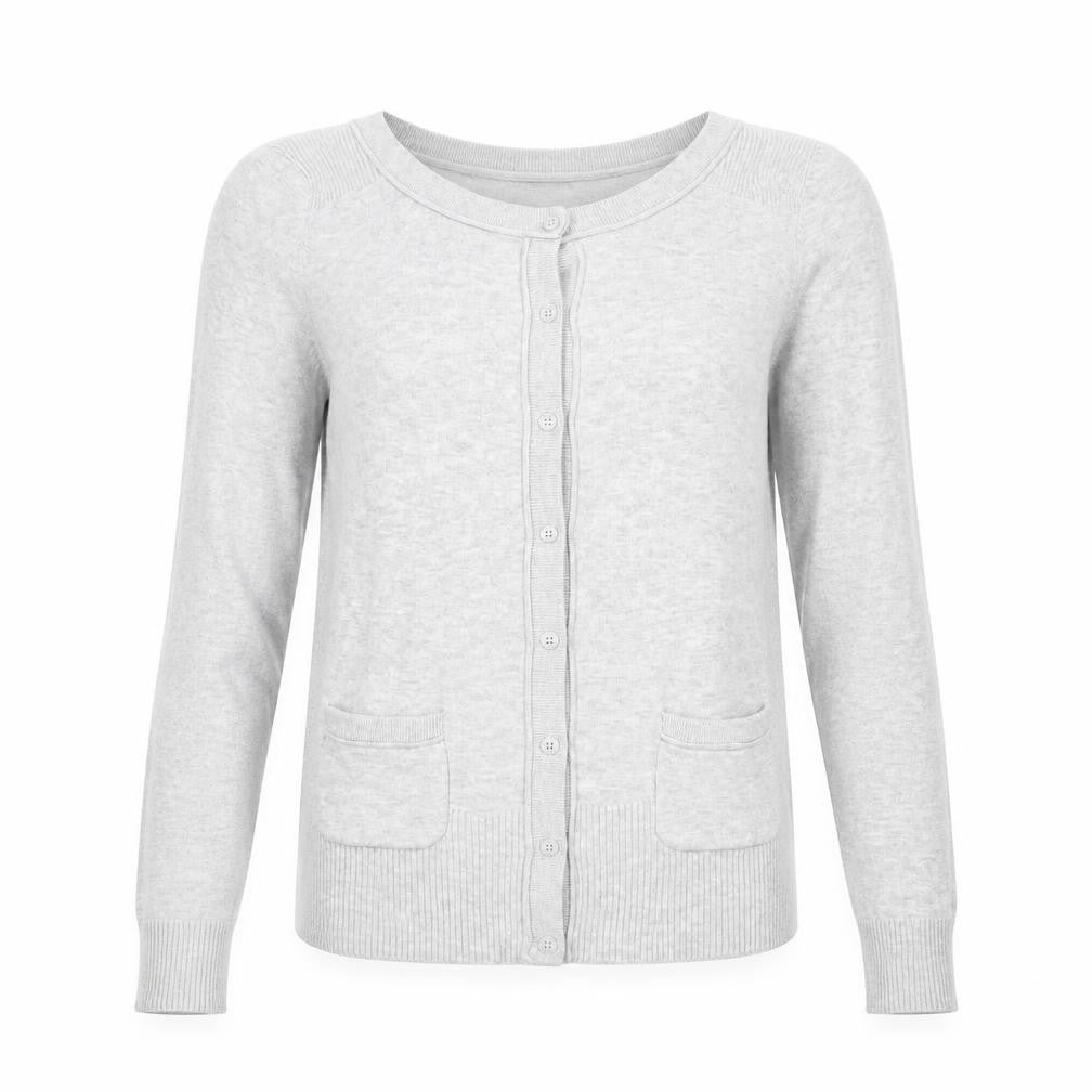 XSIDE Womens Grey  Knit Cardigan Jumper Size S