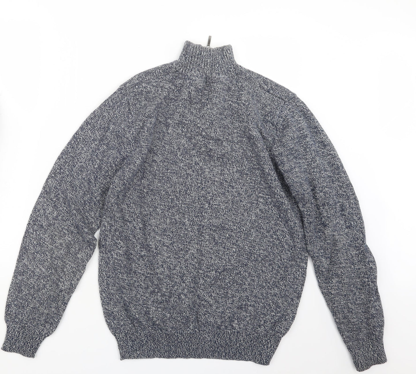Cedar Wood State Mens Blue  Knit Pullover Sweatshirt Size M