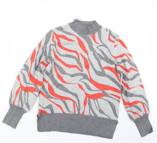 Preworn Womens Grey  Knit Pullover Jumper Size M