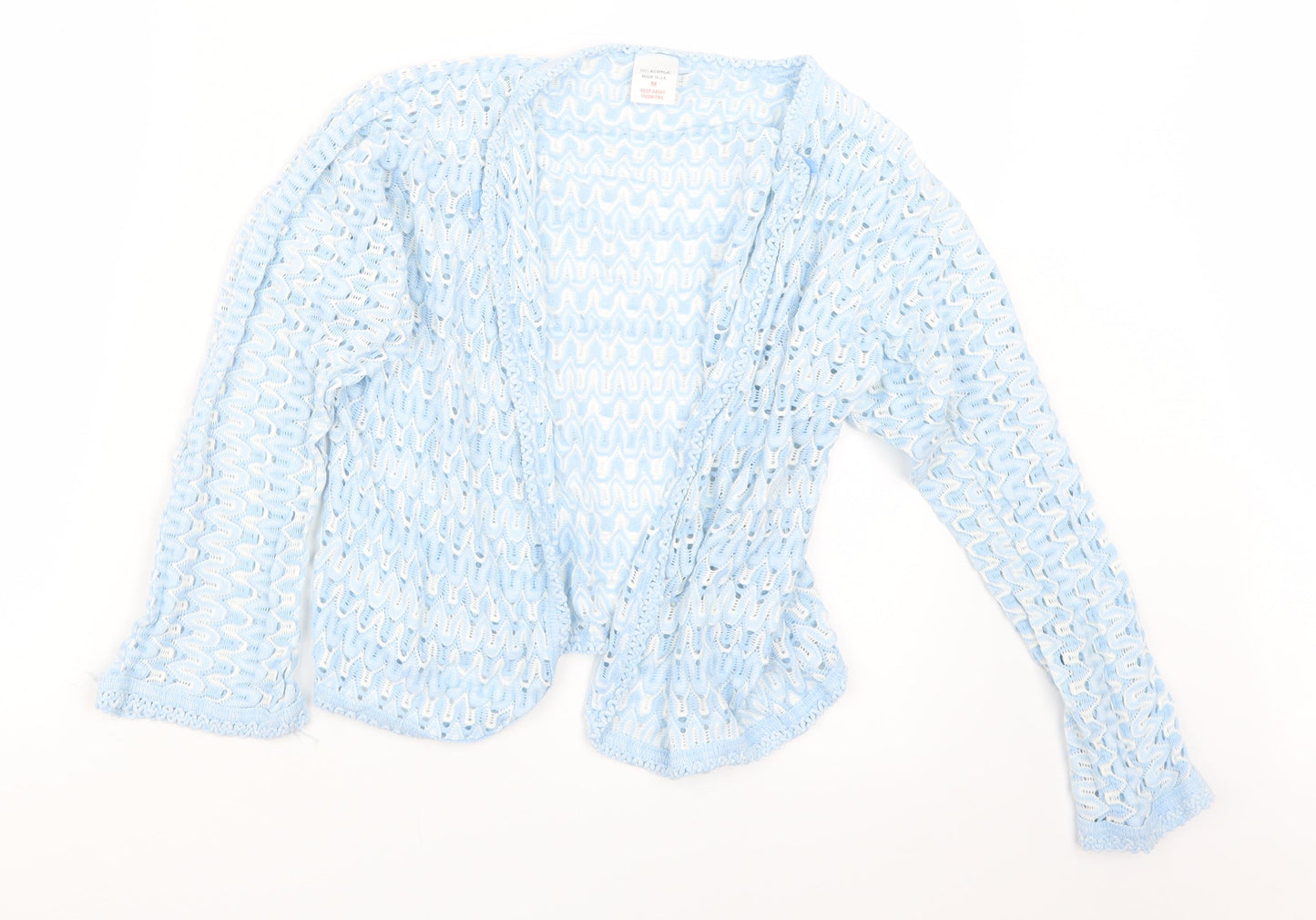 Preworn Womens Blue  Knit Cardigan Jumper Size M