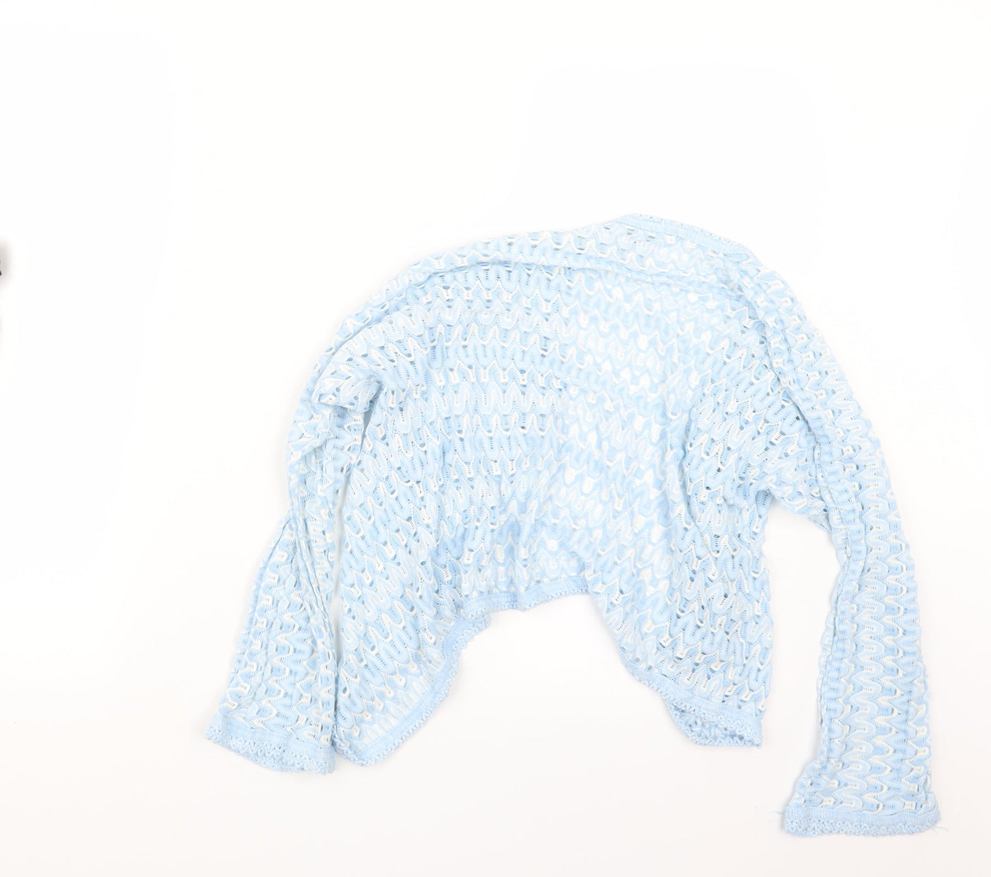 Preworn Womens Blue  Knit Cardigan Jumper Size M