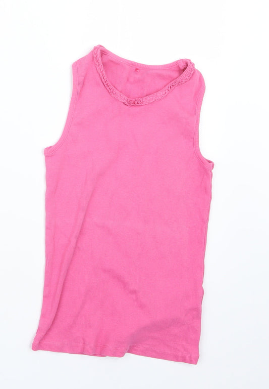 George Girls Pink   Basic Tank Size 10-11 Years