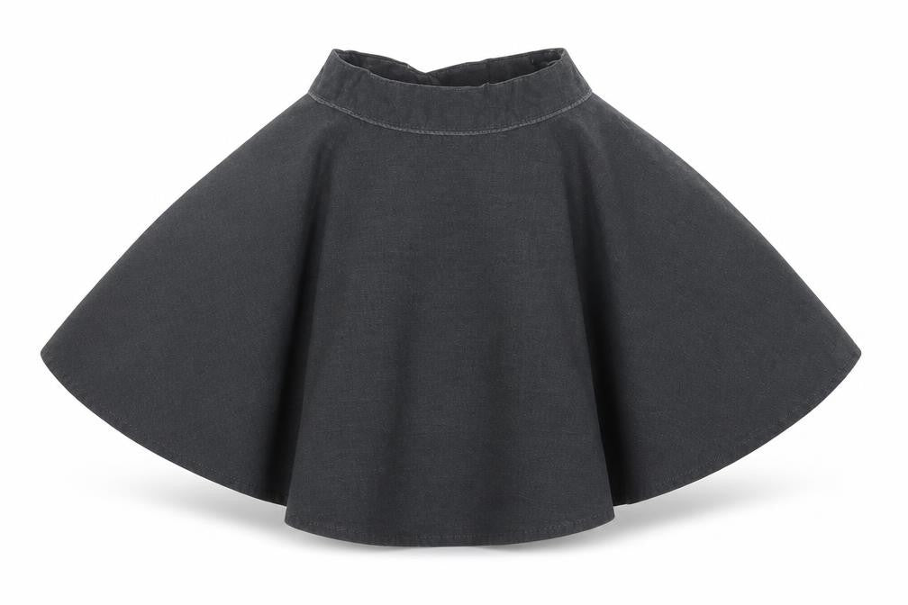 Marks & Spencer Girls Grey   A-Line Skirt Size 7-8 Years