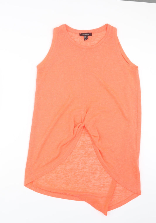 Atmosphere Womens Orange  Knit Pullover Jumper Size 12  - Neon