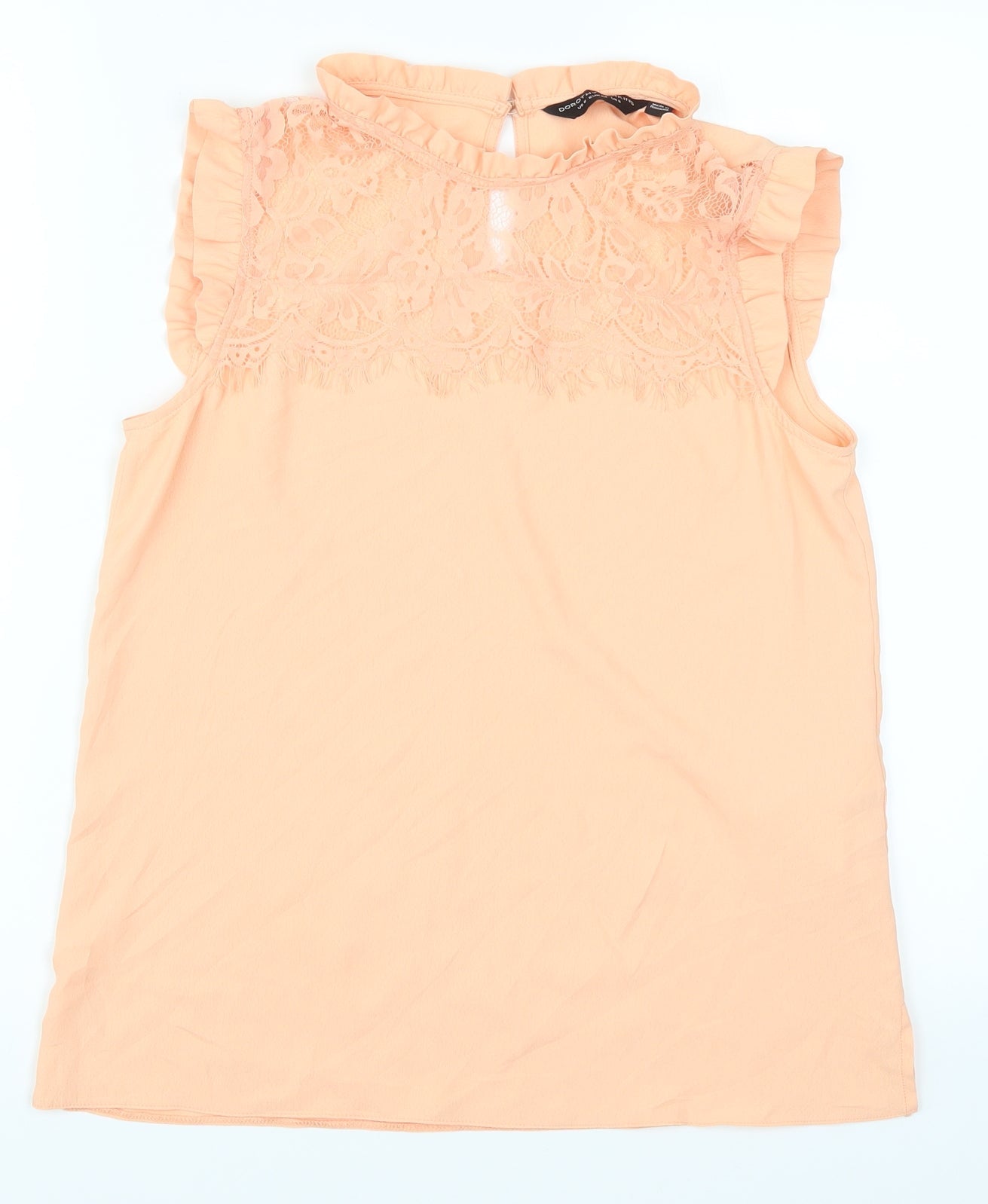 Dorothy Perkins Womens Orange   Basic Blouse Size 6