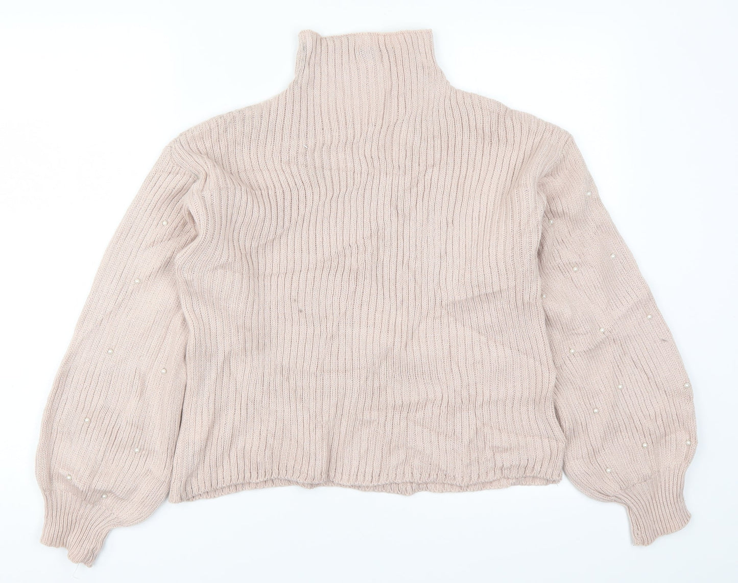 SheIn Womens Pink  Knit Pullover Jumper Size S