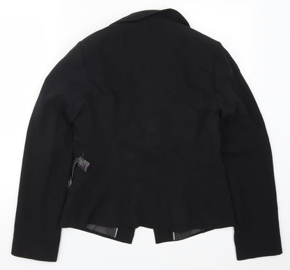 Back view of Principles women’s black jacket suit jacket, size UK 12