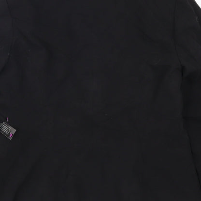 Brand and care label for Principles women’s black jacket suit jacket, size UK 12