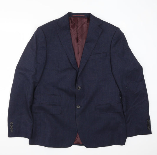 Marks and Spencer Mens Blue   Jacket Suit Jacket Size 40