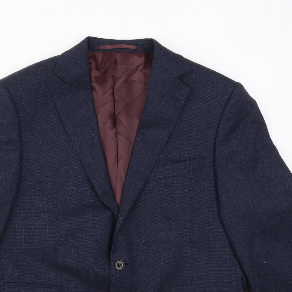 Marks and Spencer Mens Blue   Jacket Suit Jacket Size 40