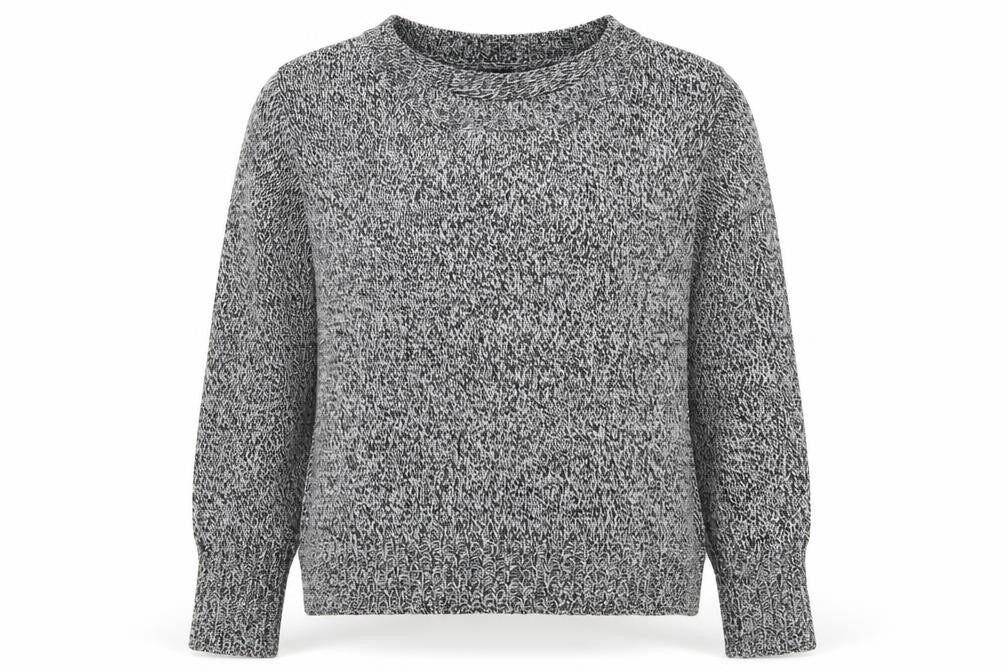 H&M Womens Grey  Knit Pullover Jumper Size S