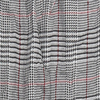 Bershka Womens Grey Houndstooth  Trousers  Size 10 L24 in
