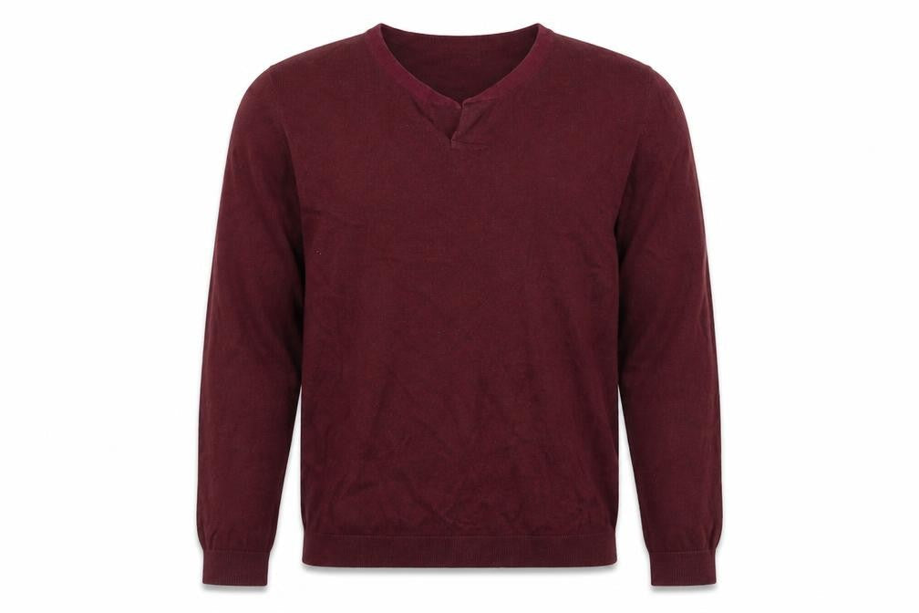 Topman Mens Red  Knit Pullover Jumper Size M