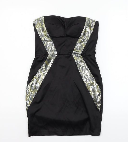 Elise Ryan Womens Black   Bodycon  Size 8