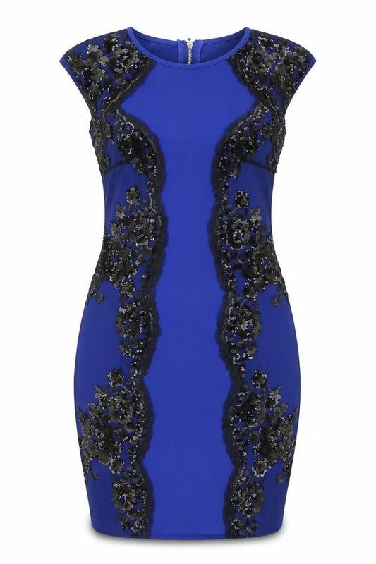 Little Mistress Womens Blue   Bodycon  Size 8