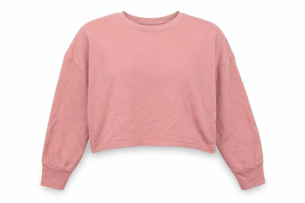 SheIn Womens Pink  Jersey Pullover Sweatshirt Size L