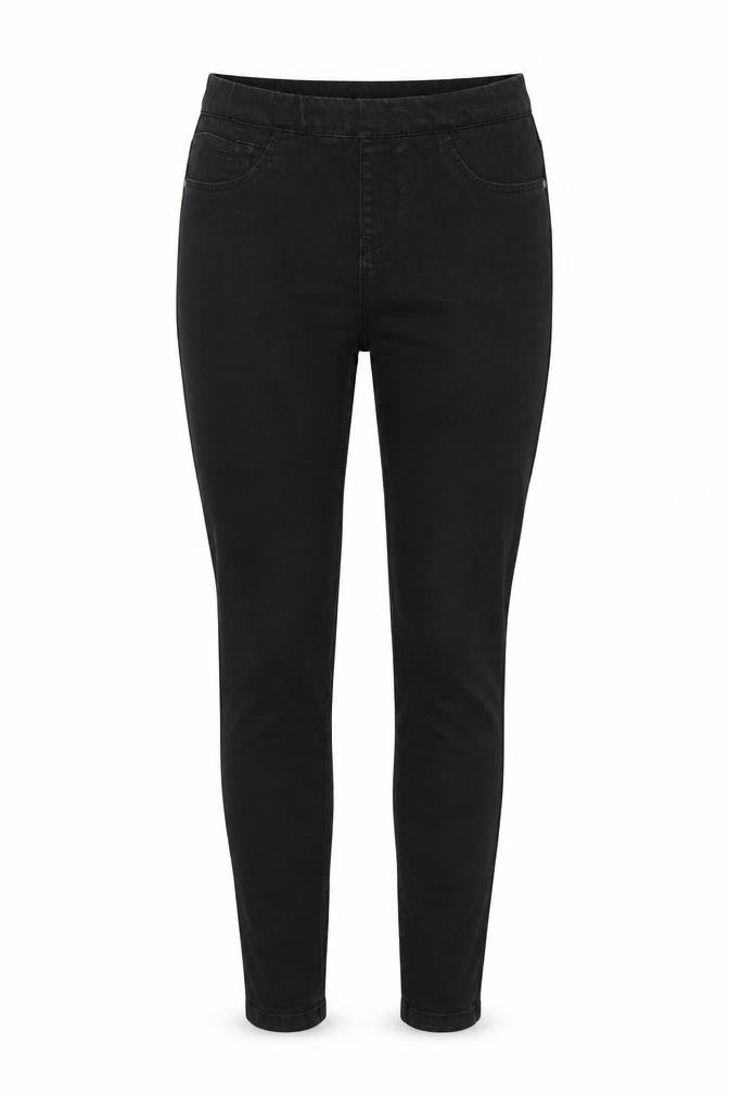 Denim & Co. Womens Black  Denim Skinny Jeans Size 10 L29 in