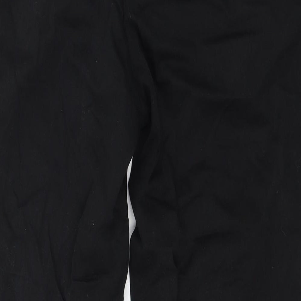 H&M Womens Black   Trousers  Size 10 L25 in