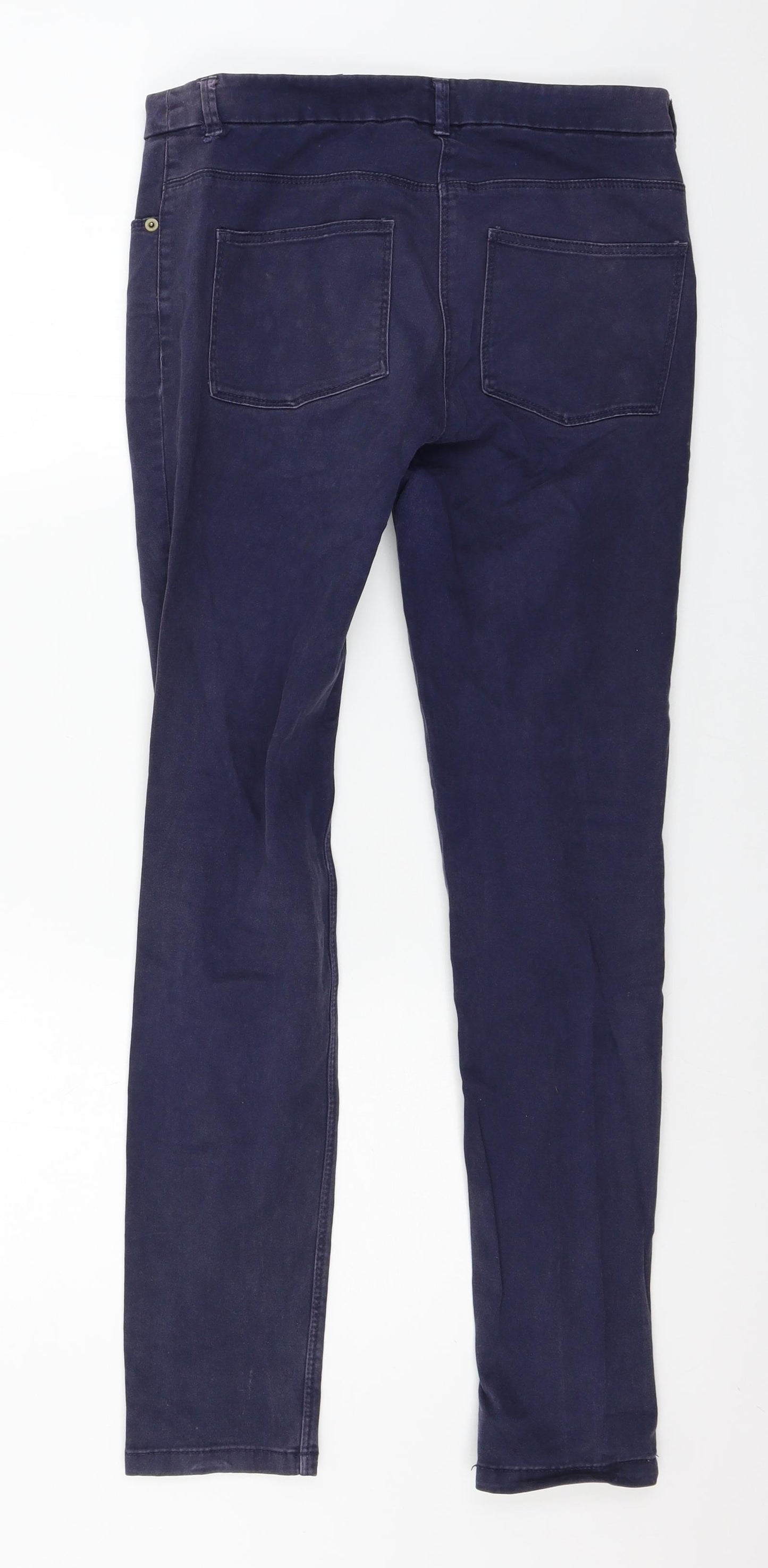 H&M Womens Blue  Denim Skinny Jeans Size 10 L30 in